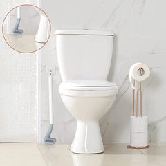 Toilet Cleaning Brush Golf Brush, Hockey Toilet Brush, Toilet Brush for Western and Indian Toilet, Bathroom Brush for Toilet Cleaner for Home Kitchen Accessories Items New GenzVybs
